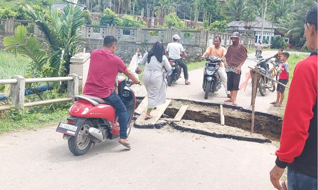 Dampak Banjir Bireuen, Dua Jembatan Rusak di Bireuen Segera Ditangani Darurat