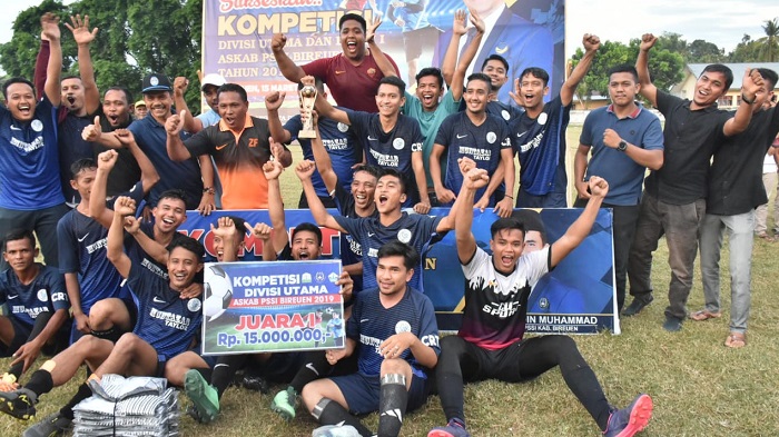Kalahkan Tuan Rumah, PSBU Juara Divisi Utama Askab PSSI Bireuen