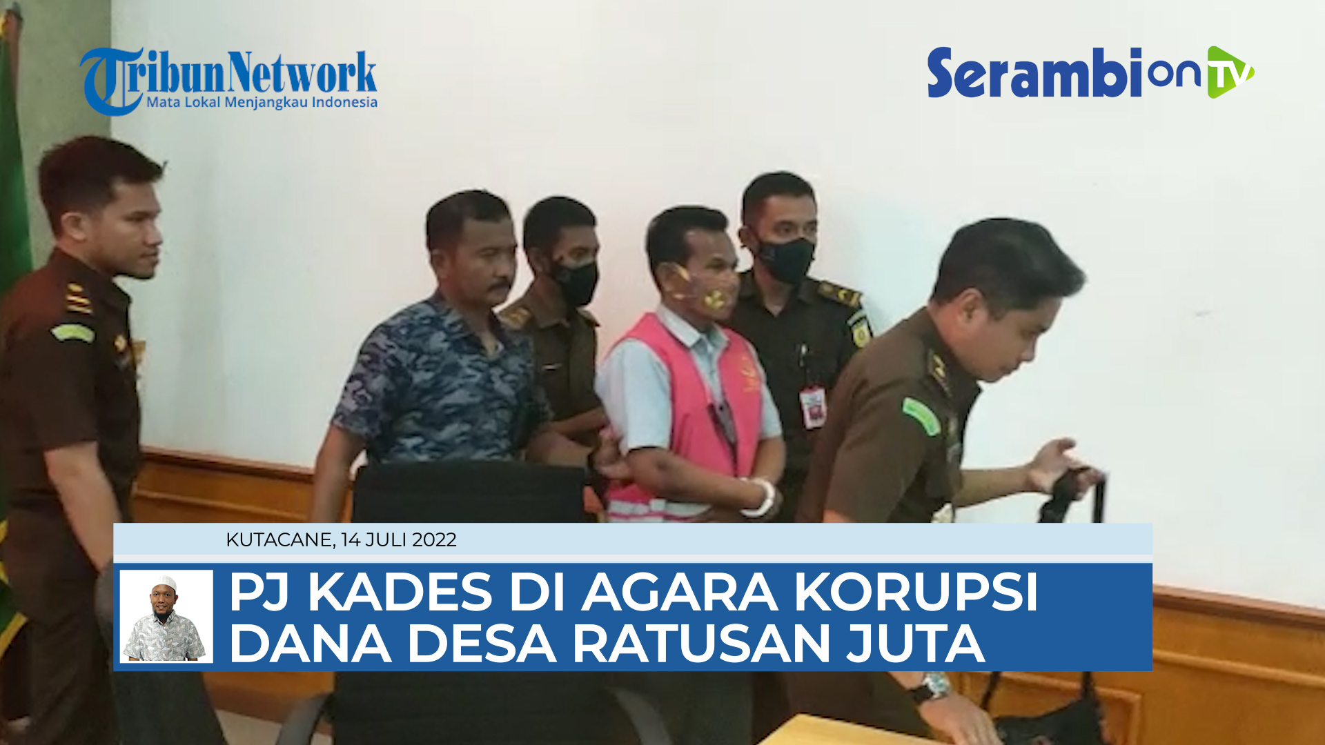 VIDEO Kejari Agara Tahan Pj Kades Terutung Kute Korupsi Dana Desa Ratusan Juta