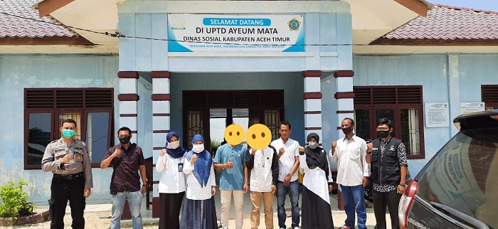 UPTD Ayeum Mata Aceh Timur Kembalikan Dua Anak Bermasalah dengan Hukum
