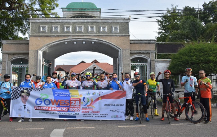 KNPI Bireuen Lakukan Ini Saat Peringatan Hari Sumpah Pemuda, Jajal Jalan Menanjak 60 Km, untuk Apa?