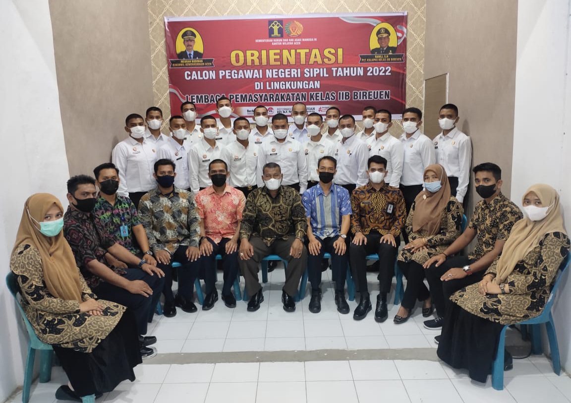 Lapas Bireuen Laksanakan Orientasi Bagi 17 CPNS
