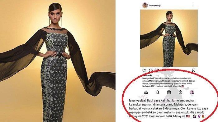 Miss World Malaysia Sebut Batik Buatan Negaranya, Postingan di IG Langsung Diserang Netizen