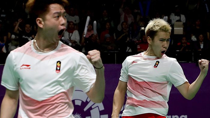 Hasil Indonesia Open 2021 – Marcus/Kevin vs Matsui/Takeuchi Penuh Drama, Minions ke Babak 16 Besar