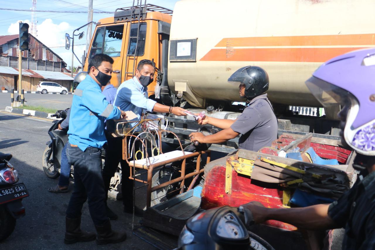 Masyarakat Apresiasi Aksi Bagi Masker Yang Dilakukan Mifa