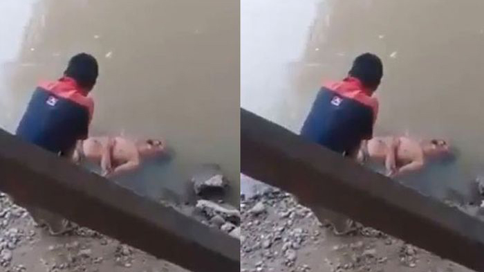 'Mayat' Ditemukan Mengambang di Pinggir Sungai, Namun Warga Dibikin Kaget, Ternyata?