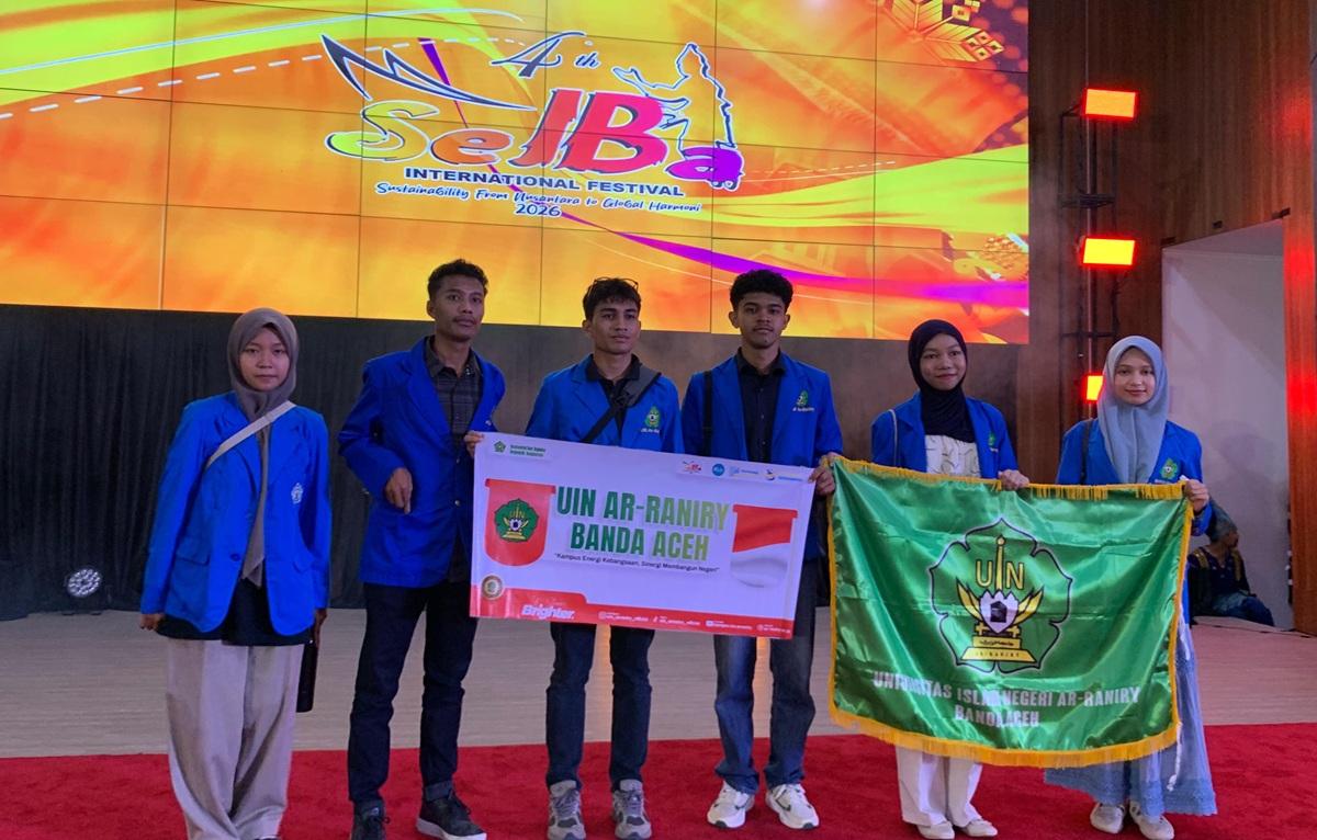 Mahasiswa UIN Ar-Raniry Borong Medali di SEIBa International Festival 2026 - Serambinews.com