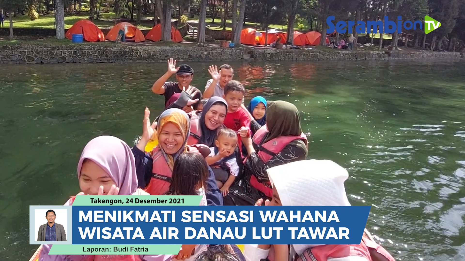 VIDEO Menikmati Wahana Wisata Air di Danau Lut Tawar Takengon