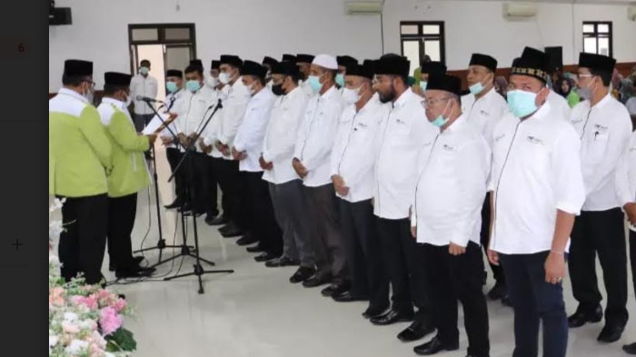 Aminullah Usman Lantik Pengurus Masyarakat Ekonomi Syariah Pijay
