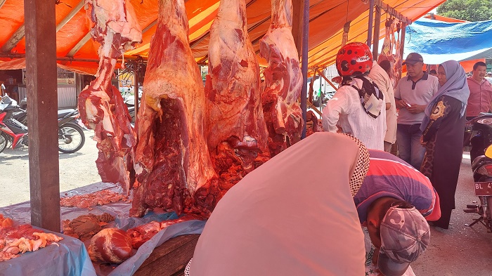 Meugang Pertama di Bireuen, Harga Daging Capai Rp 180 Ribu