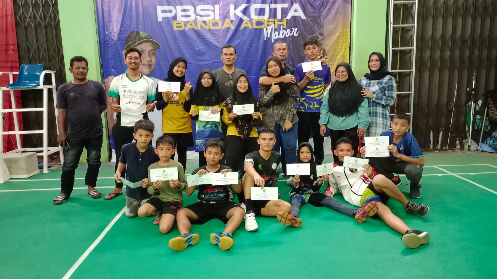 PB Pasha Jaya Raih Juara Umum di Turnamen PBSI Kota Banda Aceh, Berikut Kategorinya