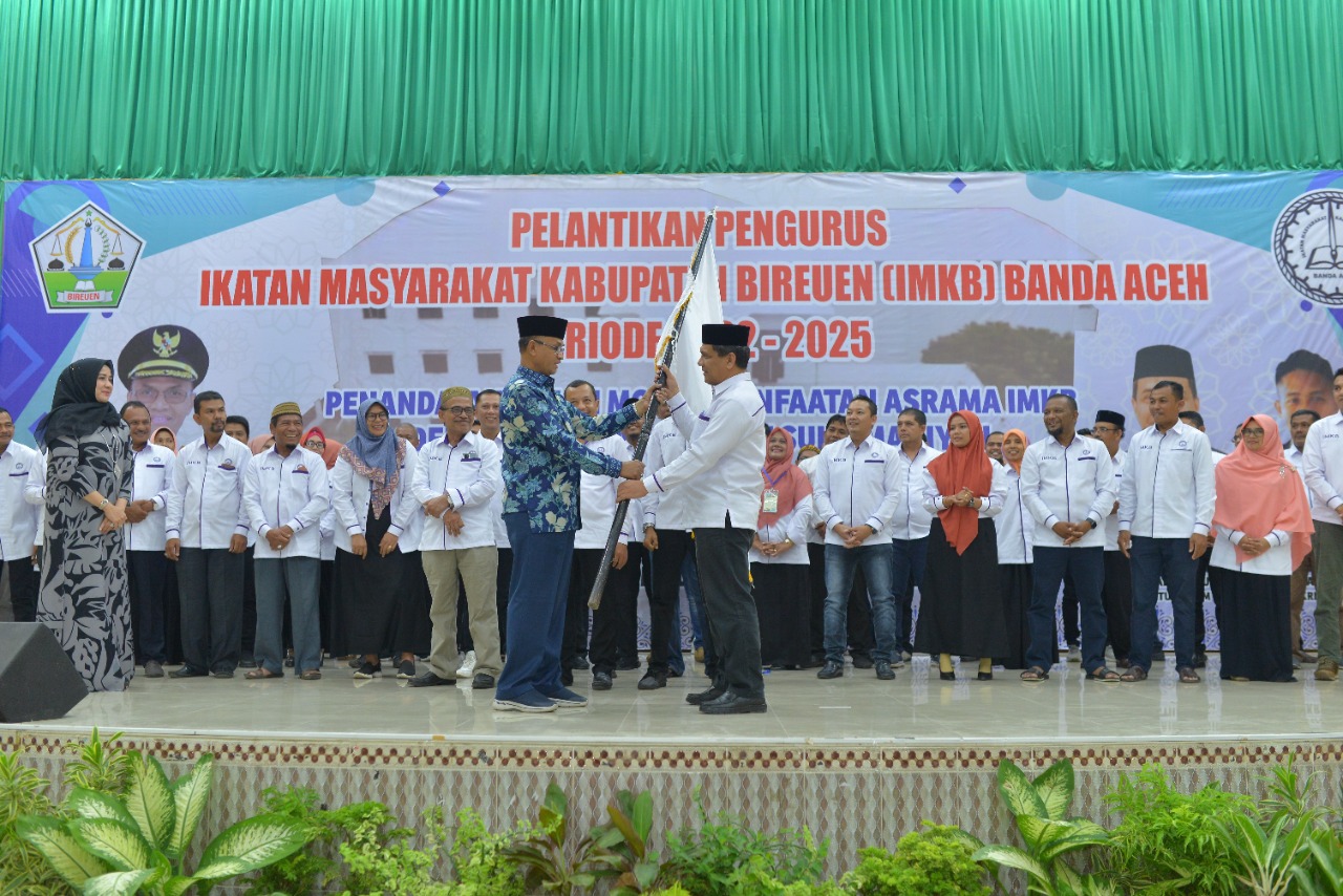 Bupati Bireuen Lantik Pengurus IMKB 2022-2025 yang Diketuai Zaini Yusuf, Ini Para Tokoh yang Hadir