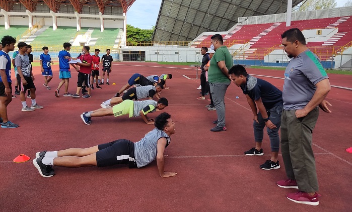 Segera Jalani Pelatda Pra-PORA, 18 Pemain Futsal Banda Aceh Ikut Tes Fisik