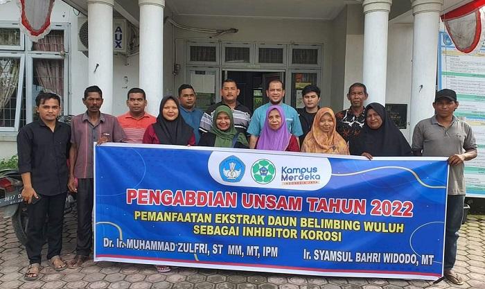 Dosen Unsam Adakan Pengabdian di Desa Baroh Langsa, Latih Warga Cara Proteksi Peralatan Rumah Tangga