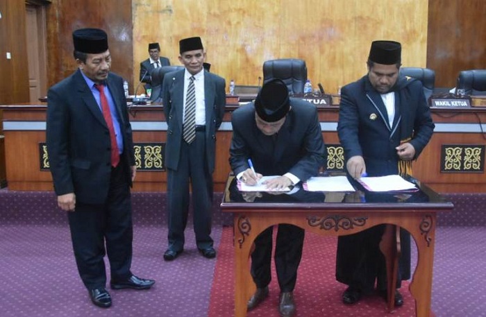 DPRK Bener Meriah Setujui Rancangan Qanun tentang APBK 2020