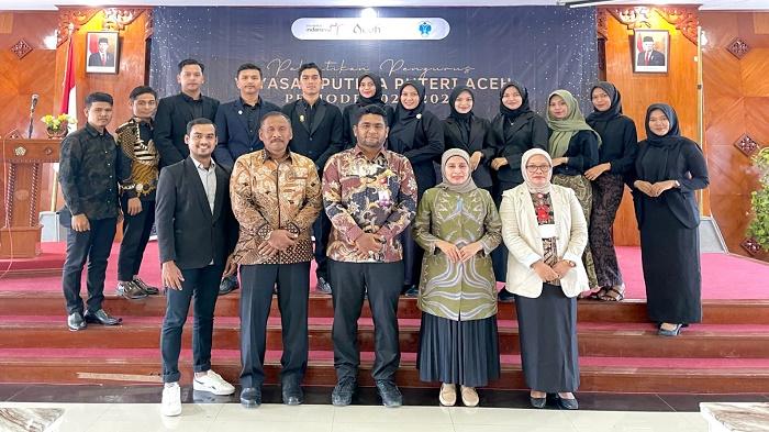 Pengurus Yayasan Putera Puteri Aceh Periode 2022-2024 Dilantik