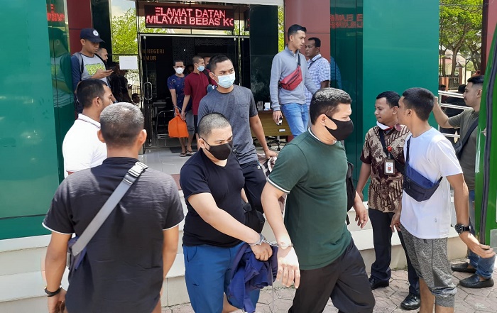 Dit Resnarkoba Polda Aceh Limpahkan 8 Tersangka Kasus 81 Kg Sabu ke Jaksa Aceh Timur