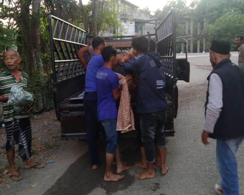 BPBD Aceh Besar Bantu ODGJ Jatuh ke Sumur, Begini Proses Evakuasinya