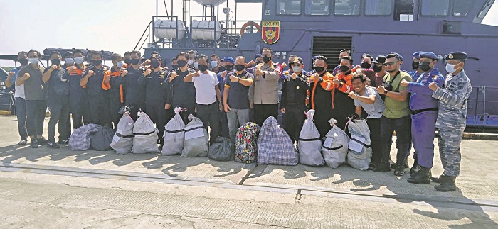 Ditangkap di Aceh Utara, Pelaku dan Sabu 150 Kg Diboyong ke Polda Aceh