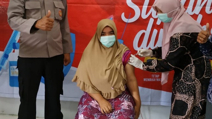 Capaian Vaksinasi Covid-19 di Pidie Jaya Capai 53 Persen