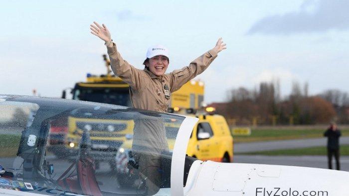 Zara Pecahkan Rekor Dunia, Pilot Wanita Termuda Keliling Dunia, Sempat Mampir di Banda Aceh