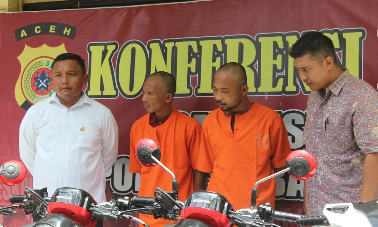 Beraksi di Tujuh Lokasi, Pelaku Curanmor asal Sumut Berhasil Menjual dua Unit Sepeda Motor ke Medan