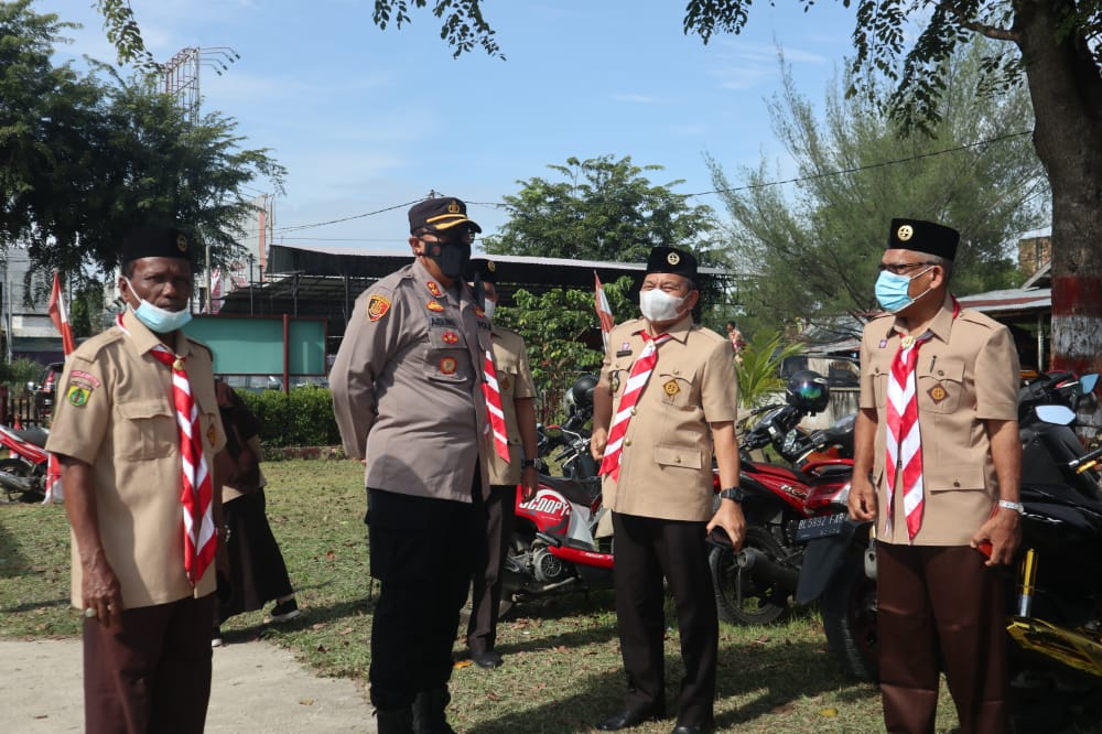 Ratusan Anggota Kwarcab Pramuka Kota Langsa Ikuti Vaksinasi Massal