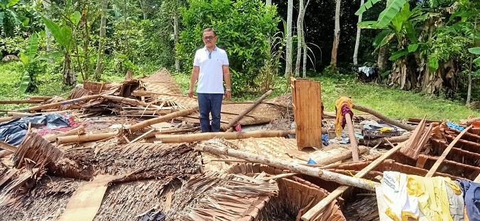 Petani di Aceh Utara Terpaksa Ungsikan Istri dan Dua Anaknya Usai Puting Beliung