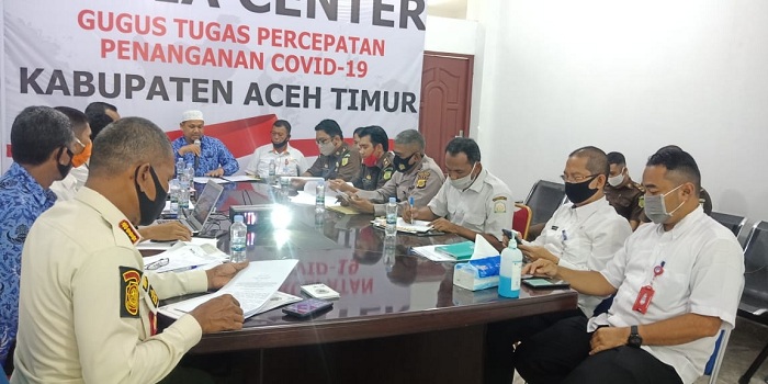 Aceh Timur Siapkan Sanksi Pelanggar Protokol Kesehatan Covid-19, Dari Teguran Sampai Denda