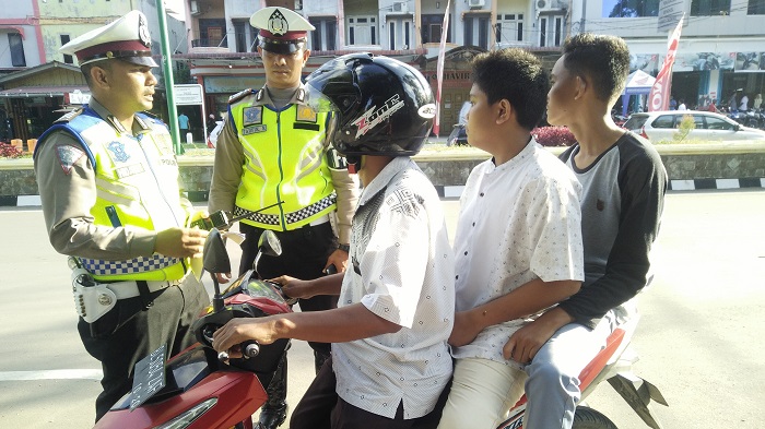 Operasi Zebra Rencong di Bireuen, Polantas Imbau Pengendara Kendaraan Lengkapi SIM dan STNK
