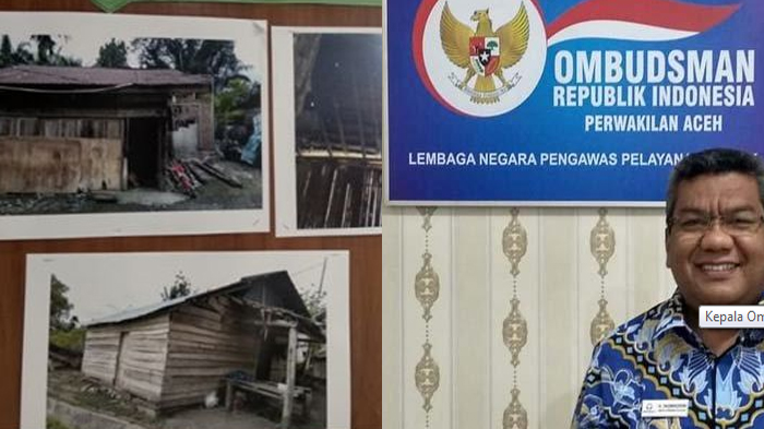 Sentil Pembelian Mobil Dinas Rp 100 M, Ombudsman Aceh Pamer Rumah Janda Konflik yang Memilukan