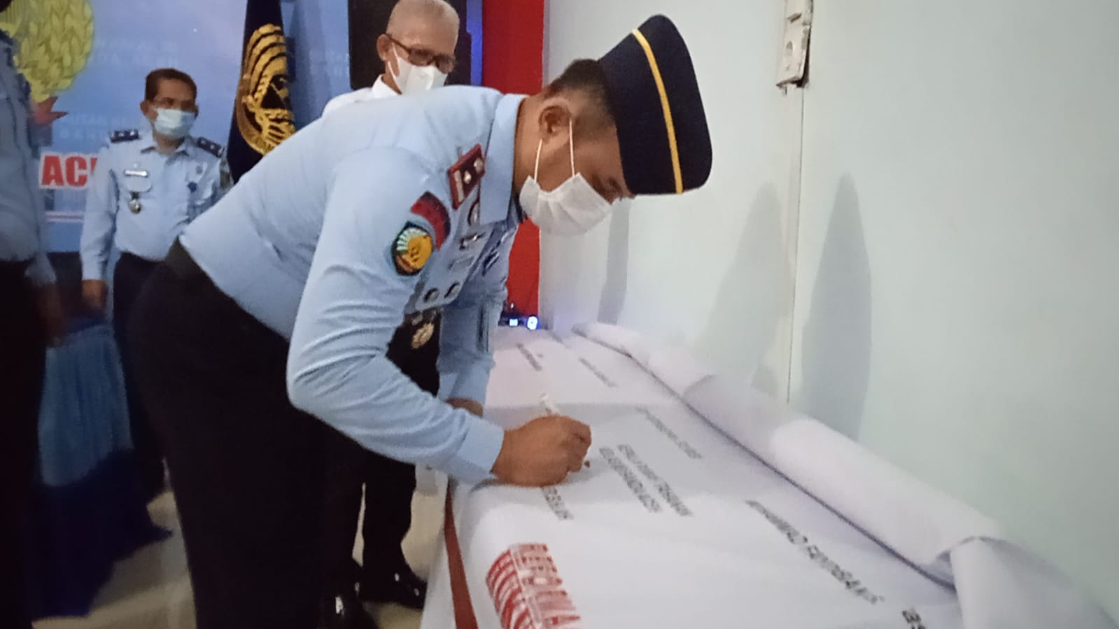 Komit Wujudkan Zero Peredaran Narkoba, Handphone & Pungli, Rutan Banda Aceh Tandatangani Deklarasi