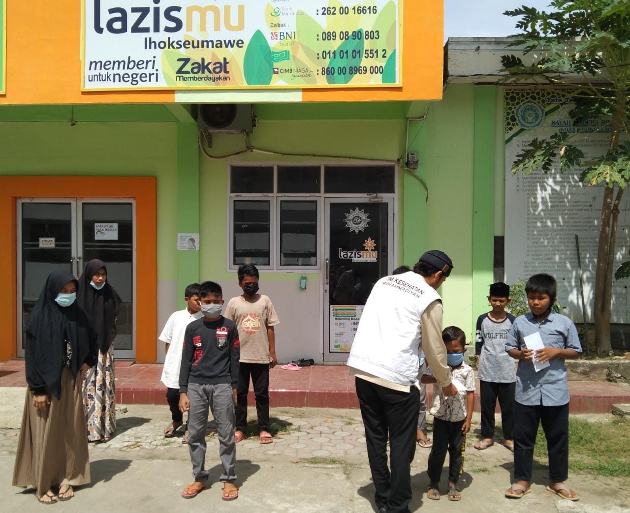 Lazismu Santuni Puluhan Anak Yatim di Lhokseumawe, Program Rutin Setiap Jelang Idul Fitri