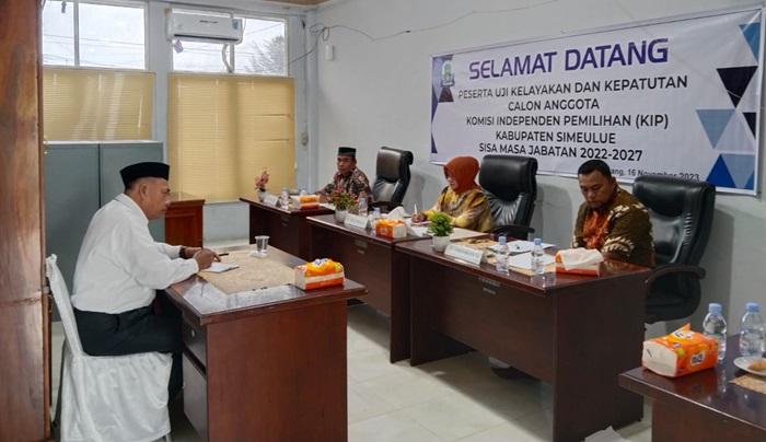 Tim Adhoc DPRK Simeulue Tetapkan 2 Calon Anggota KIP Simeulue dan 5 Lainnya yang Lulus Cadangan