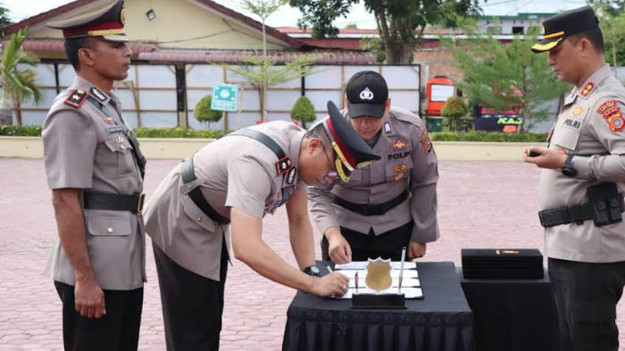 Kompol Ferdi Dakio Jabat Wakapolres Aceh Timur, Kompol Yusuf Hariadi Kabag Ops