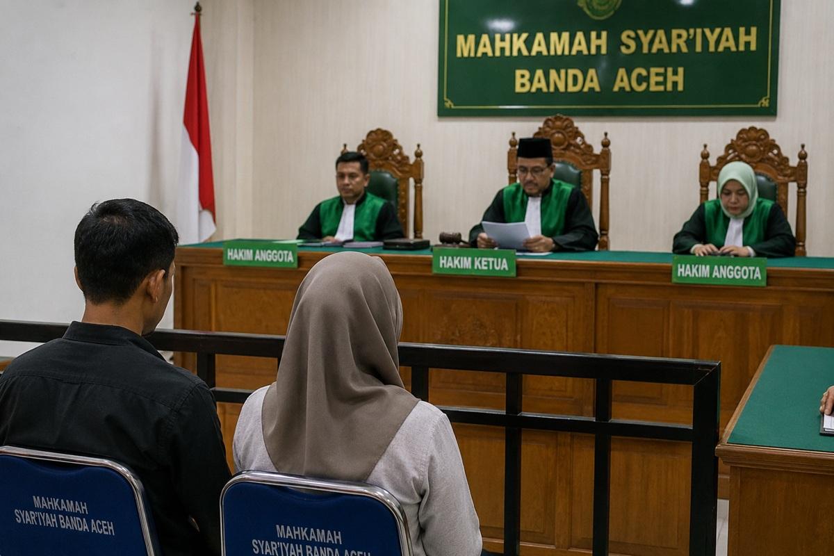 Pasangan Khalwat di Hotel Banda Aceh Sidang Perdana Senin 13 Juli 2026 - Serambinews.com