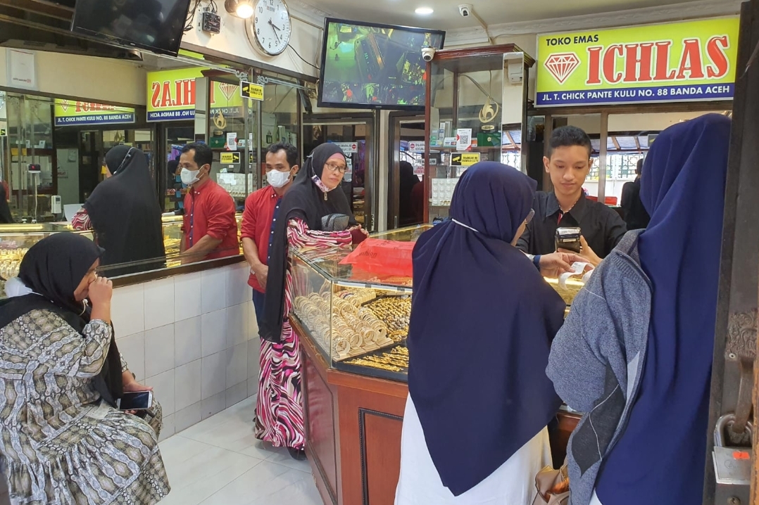 Hari Ini, Harga Emas di Banda Aceh Stabil