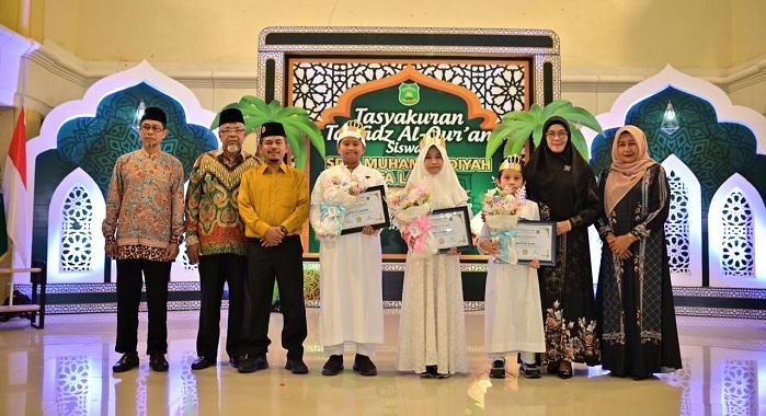 192 Tahfidh Al-Quran SD 2 Muhammadiyah Langsa Ikuti Tasyakuran Ke XII, 3 Siswa Tembus 12 Juz