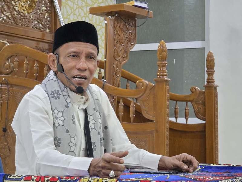 Isi Tausiah Subuh Digelar SFB-DDII Pidie, Dai Kondang Aceh Ini Jelaskan Ciri-ciri Sifat Tawadhuk