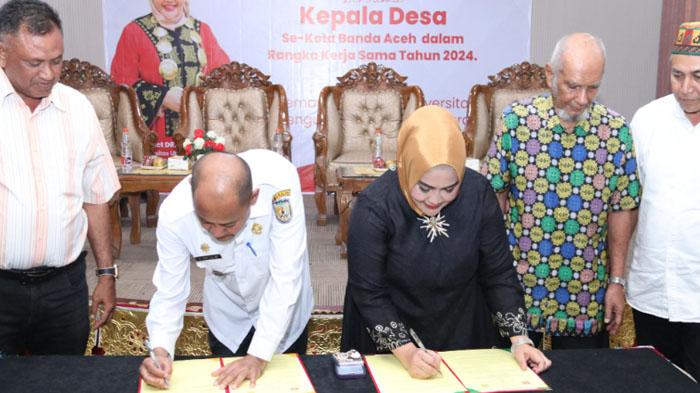 Rektor UUI Teken MoU Program Desa Binaan di Kecamatan Syiah Kuala