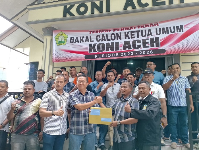 Hamdani Resmi Mendaftar Jadi Calon Ketua Umum KONI Aceh