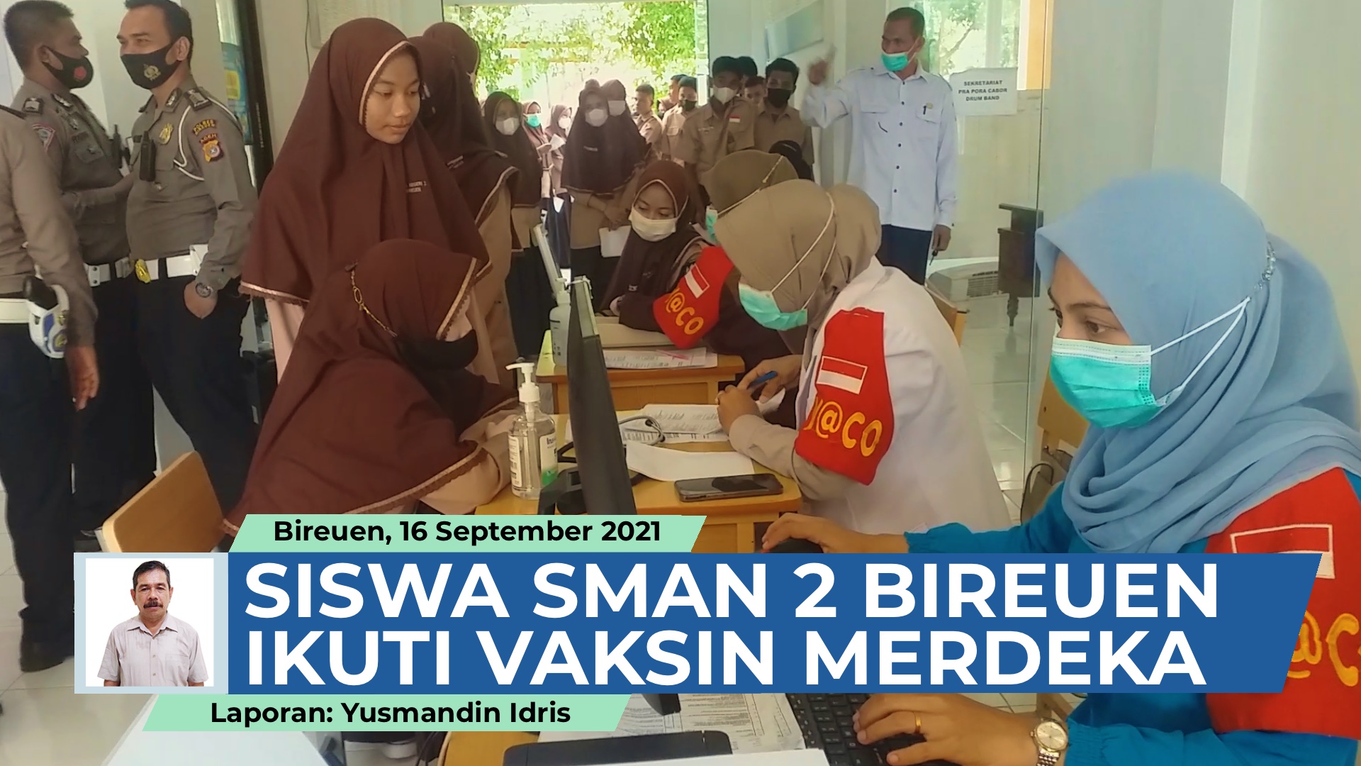 Disdik Tak Paksa Vaksinasi Siswa