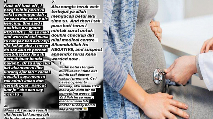 Gadis Ini Shock Saat Dokter Bilang Hamil, Ternyata Salah Diagnosis, Kisahnya Viral di Medsos