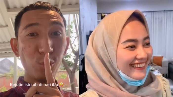 VIRAL Suami Lempar Kunci dan Tarik Istri, Ternyata Ada Hadiah Berwarna Putih