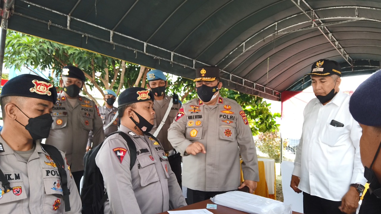 Wakapolda Aceh Tinjau Vaksinasi di Gampong Peurada, Ini Capaian Vaksinasi Polda Aceh