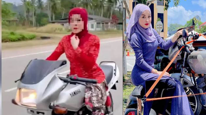 Wanita Berkebaya Bak 'Abang Jago' Ngebut Motor dan Upload ke Sosmed, Surat Tilang Tiba di Rumah