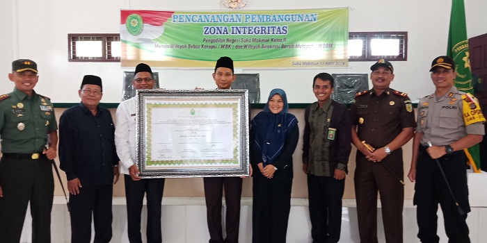 PN Suka Makmue Canangkan Wilayah Bebas Korupsi di Nagan Raya