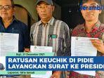 730 Keuchik di Pidie Kirim Surat Terbuka untuk Jokowi