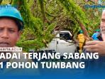 VIDEO - Badai Terjang Sabang, 21 Pohon Tumbang, 11 Rumah Rusak 