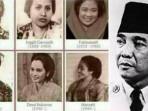 Kisah Cinta Sembilan Istri Soekarno, Tujuh Diantaranya Diceraikan, Dari Gadis hingga Janda 5 Anak